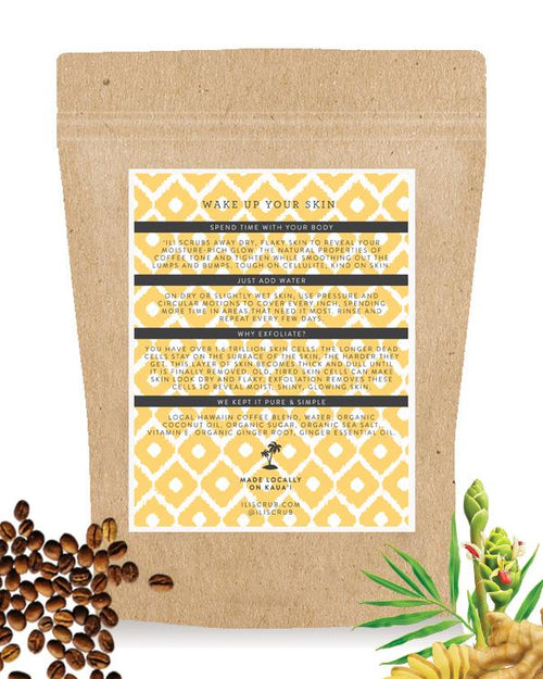 LARGE GINGER COFFEE SCRUB